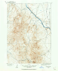 Silver City 1892 topographic map thumbnail