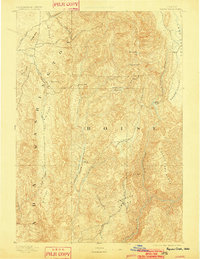 Squaw Creek 1894 topographic map thumbnail