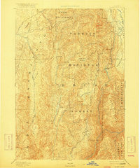 Squaw Creek 1894 topographic map thumbnail
