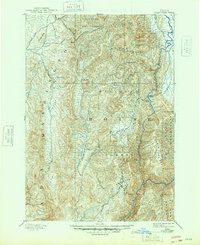Squaw Creek 1894 topographic map thumbnail