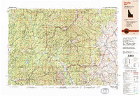 Challis 1989 topographic map thumbnail
