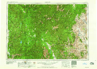 Challis 1960 topographic map thumbnail
