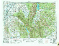Driggs 1955 topographic map thumbnail