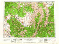 Grangeville 1955 topographic map thumbnail