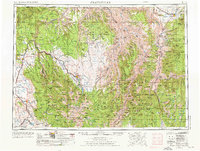 Grangeville 1955 topographic map thumbnail