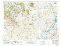 Idaho Falls 1955 topographic map thumbnail