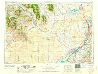 Idaho Falls 1955 topographic map thumbnail