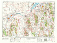 Pocatello 1954 topographic map thumbnail