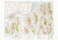 Pocatello 1954 topographic map thumbnail