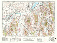 Pocatello 1954 topographic map thumbnail