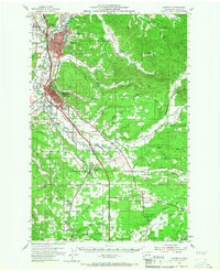 Centralia 1954 topographic map thumbnail