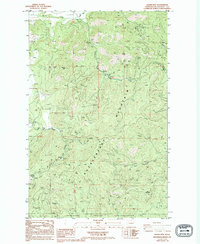 Adams Mtn topographic map thumbnail