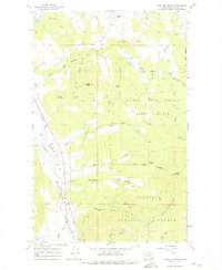 Addy Mountain 1965 topographic map thumbnail