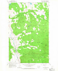 Addy Mountain 1965 topographic map thumbnail