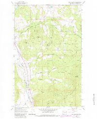 Addy Mountain 1965 topographic map thumbnail