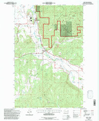 Addy 1992 topographic map thumbnail