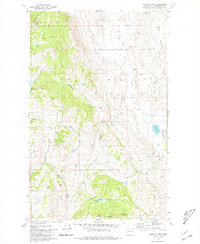 Aeneas Lake 1980 topographic map thumbnail