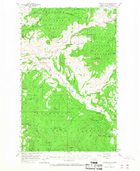 Aeneas Valley 1957 topographic map thumbnail