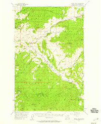 Aeneas Valley 1957 topographic map thumbnail