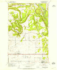 Airway Heights 1954 topographic map thumbnail
