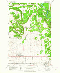 Airway Heights 1963 topographic map thumbnail