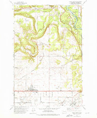 Airway Heights 1973 topographic map thumbnail