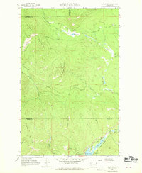 Aladdin Mtn 1967 topographic map thumbnail
