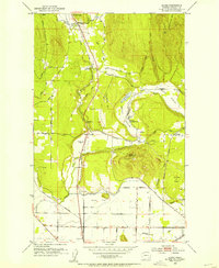 Alger 1952 topographic map thumbnail