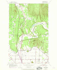 Alger 1952 topographic map thumbnail