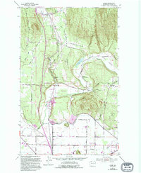 Alger 1952 topographic map thumbnail