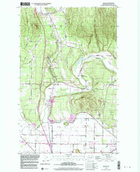 Alger 1998 topographic map thumbnail