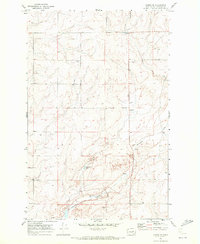 Almira SE 1969 topographic map thumbnail