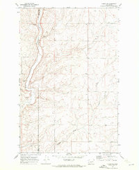 Almira SW 1969 topographic map thumbnail