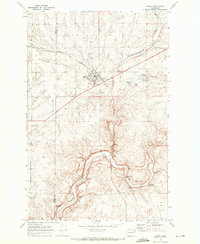 Almira 1969 topographic map preview