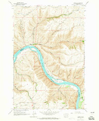 Almota 1964 topographic map thumbnail