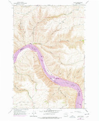Almota 1964 topographic map preview