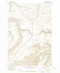 Alpowa Ridge 1971 topographic map thumbnail
