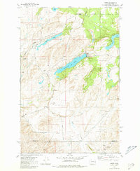 Amber 1981 topographic map thumbnail