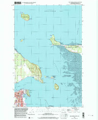 Anacortes North 1998 topographic map thumbnail