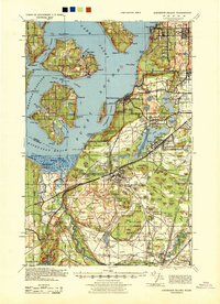 Anderson Island 1940 topographic map thumbnail