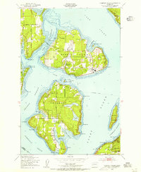 Anderson Island 1948 topographic map thumbnail