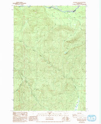 Anderson Lake 1987 topographic map thumbnail