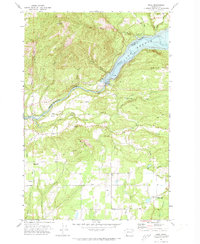 Ariel 1971 topographic map preview