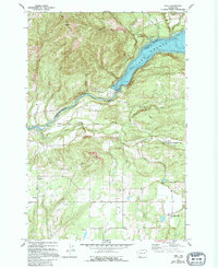 Ariel 1971 topographic map thumbnail