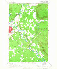 Arlington East 1956 topographic map thumbnail
