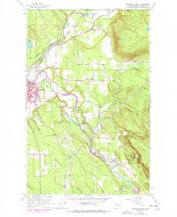 Arlington East 1956 topographic map thumbnail