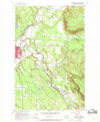 Arlington East 1956 topographic map thumbnail
