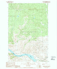 Armstrong Creek 1989 topographic map thumbnail