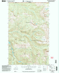 Ashnola Mountain 2002 topographic map thumbnail