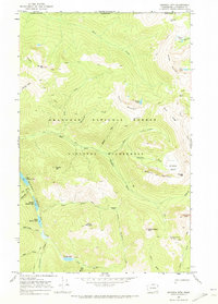 Ashnola Mtn 1969 topographic map thumbnail